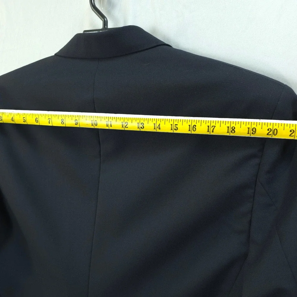 Arrow Suit Collection Mens 44R Navy‎ Blue Wool Blend 2 Button Blazer Sport Coat